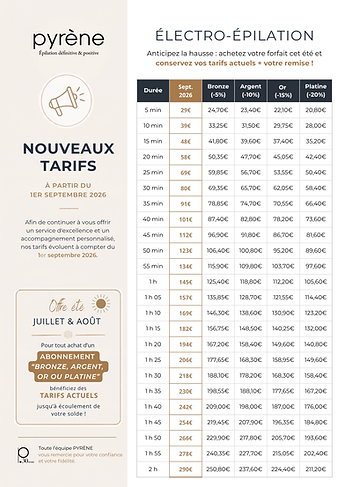 Anticipez la hausse : achetez votre forfait cet été et conservez vos tarifs actuels + votre remise !