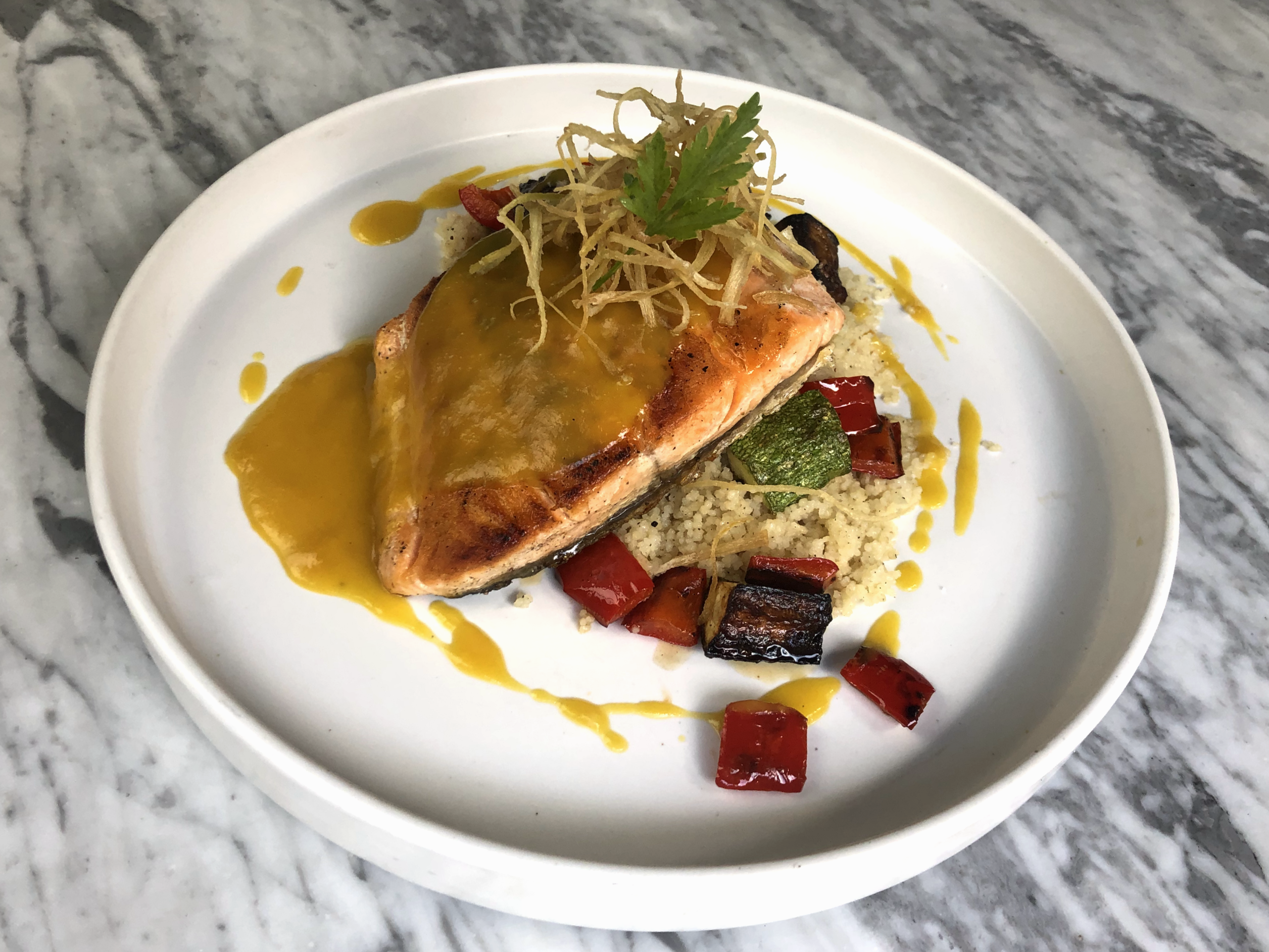 Arranged Food and Objects