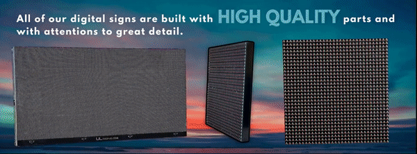 Digital LED signs are far from average, as they provide exceptional performance and durability. With a power supply that is not only energy-efficient but also long-lasting, ULsigns' signs shine brighter and last longer.