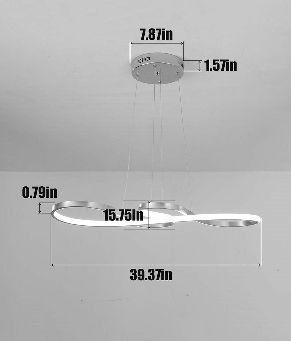 Miniatura: Acrylic LED chandelier Warm White 58W