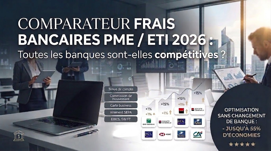 Comparateur frais bancaires PME / ETI – 2026 : toutes les banques sont-elles compétitives ?