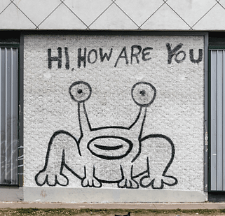Daniel Johnston Mural Hi How Are You