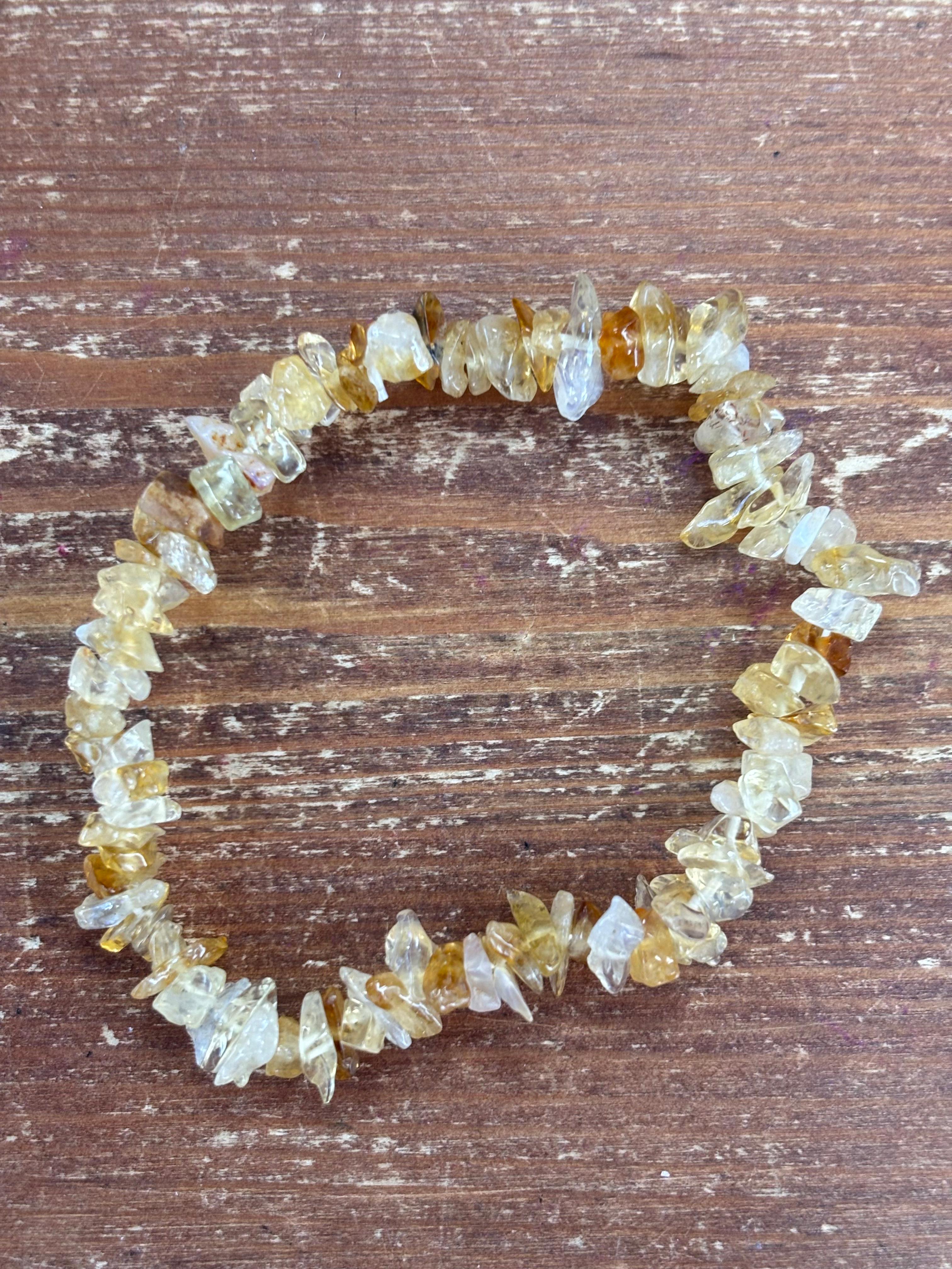 Citrine Chip Bracelet
