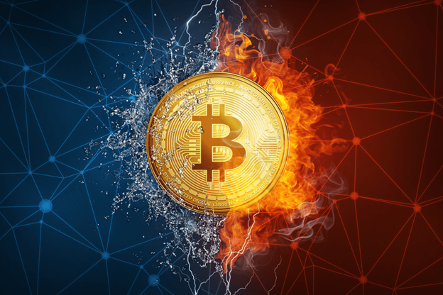 Bitcoin is operated by a vast network of computers (Photo via Bernard Marr).