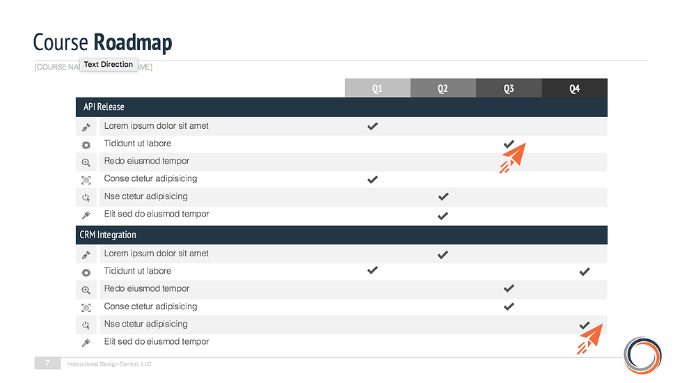 Thumbnail: Course Roadmap Template