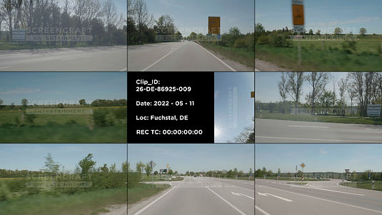 Driving Plates Footage | Germany | Driving Plates