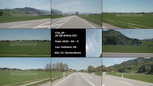 Driving Plates Footage | Germany | Driving Plates