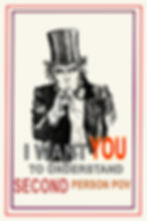 James Montgomery we want you poster. We want YOU to understand second Person POV