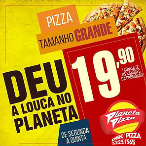 promoção pizza planeta pizza