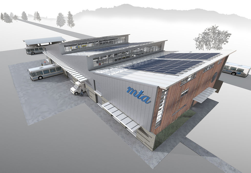 sawtooth roof render