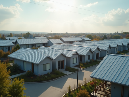 Transforming the Sunnyside Skyline Innovative Housing Solutions with Tiley Roofing's Metal Design
