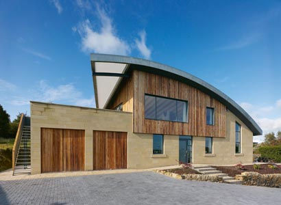 curved roof render
