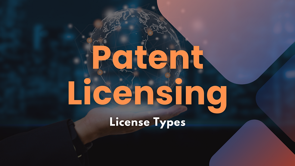 Patent License Types