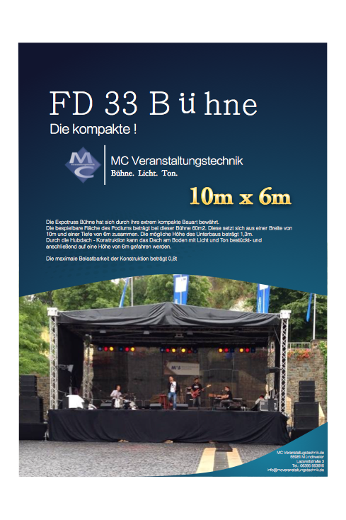 Miniaturbild: Eurotruss FD33 10m x 6m x 5.5m