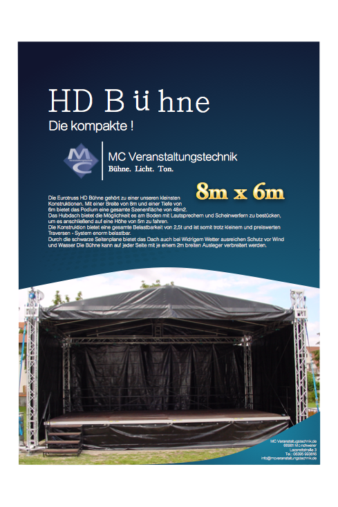 Miniaturbild: Eurotruss HD34 8m x 6m x 4,99m