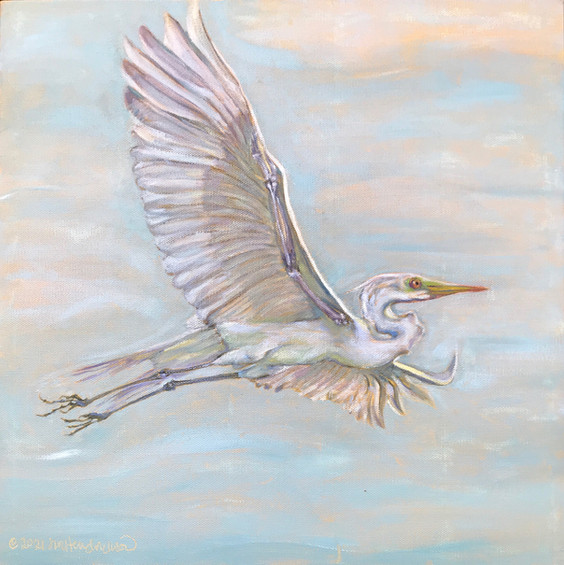 "Egret, Inside Out"