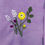 Thumbnail: HAND EMBROIDERED PURPLE SHIRT WITH TAGS- MEN'S SMALL