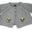 Thumbnail: GREY RAGLAN SLEEVE CARDIGAN-9-12 months