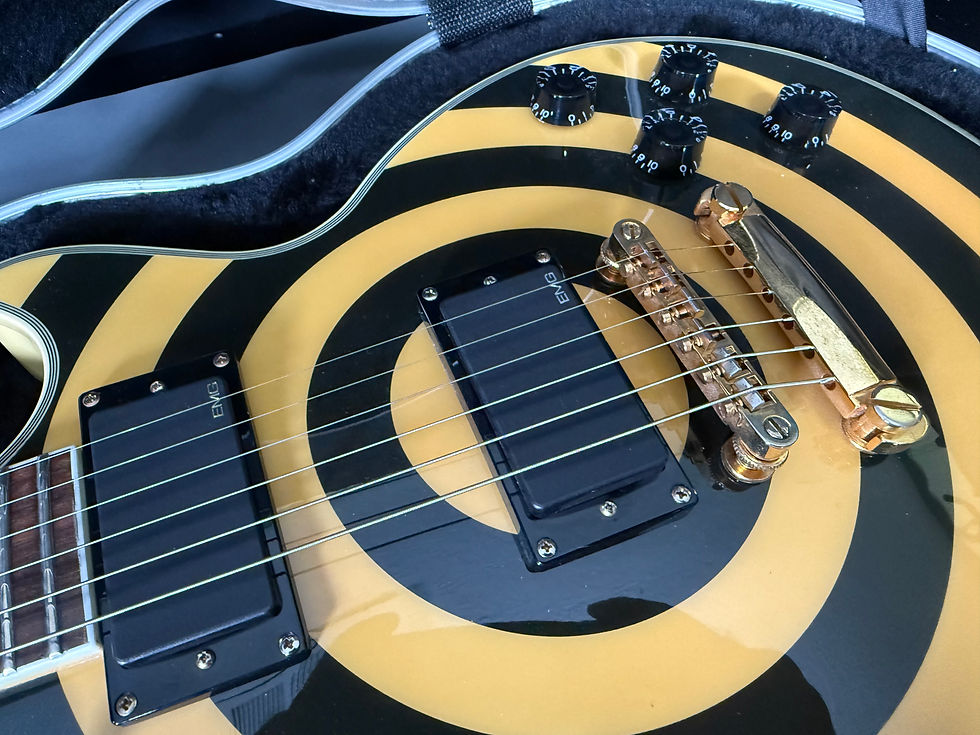 Thumbnail: 2007 Epiphone Zakk Wylde Signature - Antique Ivory with Bullseye w/ SKB Case