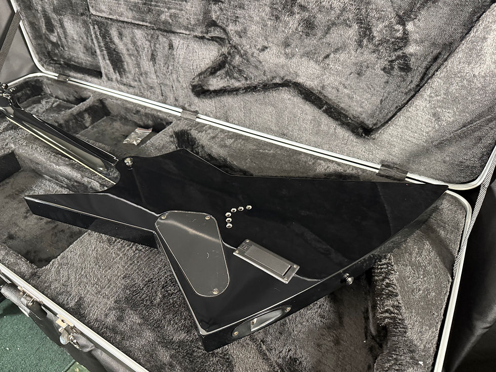 Thumbnail: 2015 Dean Dave Mustaine Zero Punk - Ebony w/ Dean ABS Case