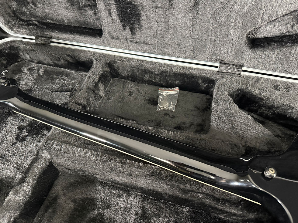 Thumbnail: 2015 Dean Dave Mustaine Zero Punk - Ebony w/ Dean ABS Case