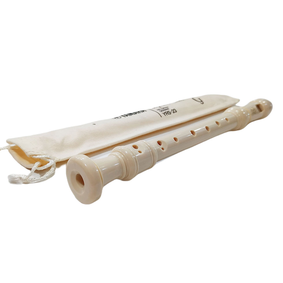 Miniatura: Flauta Yamaha Original Dulce Soprano vista horizontal con estuche