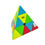 Miniatura: Rompecabezas pirámide de colores brillantes