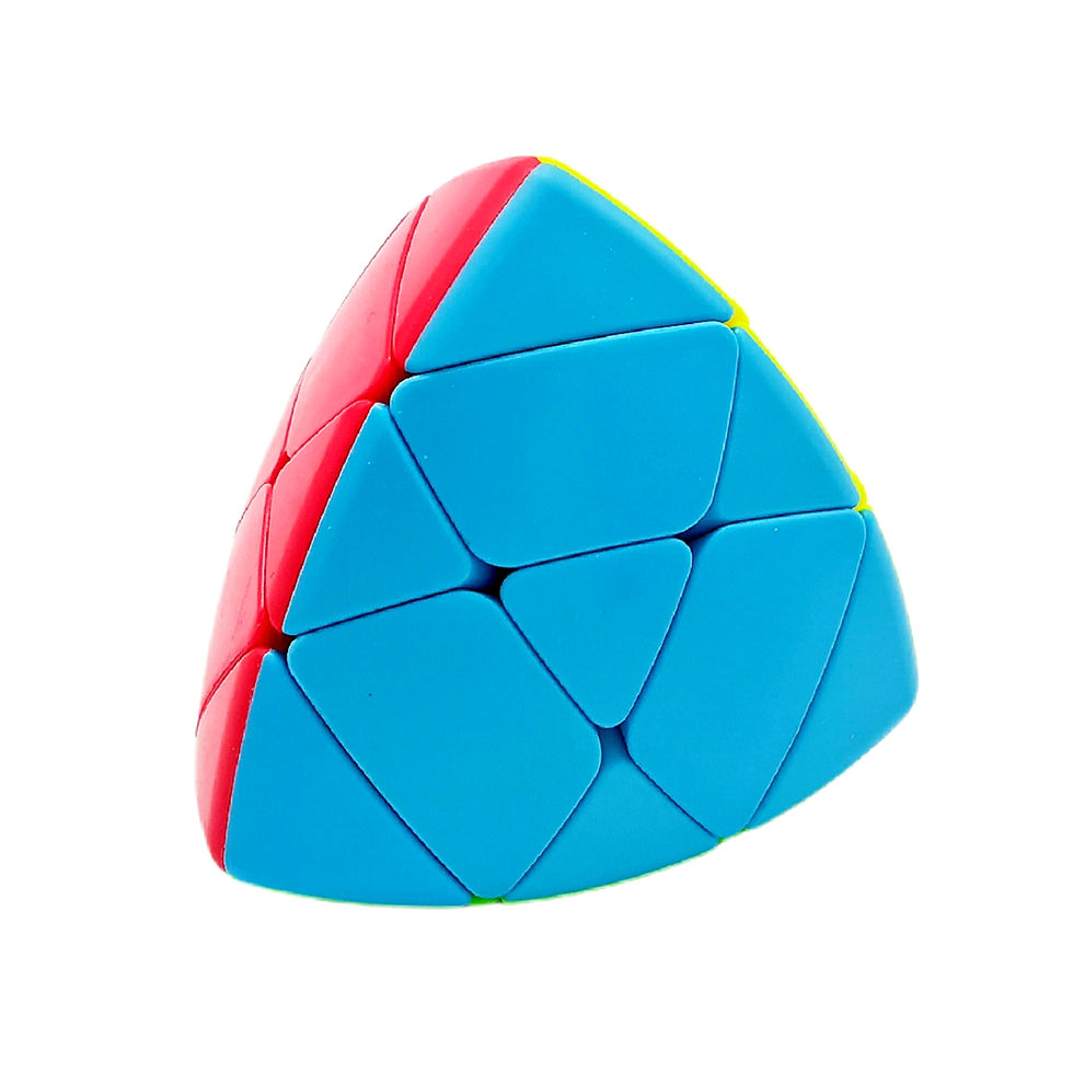 Miniatura: Rompecabezas triangular azul, rojo y verde