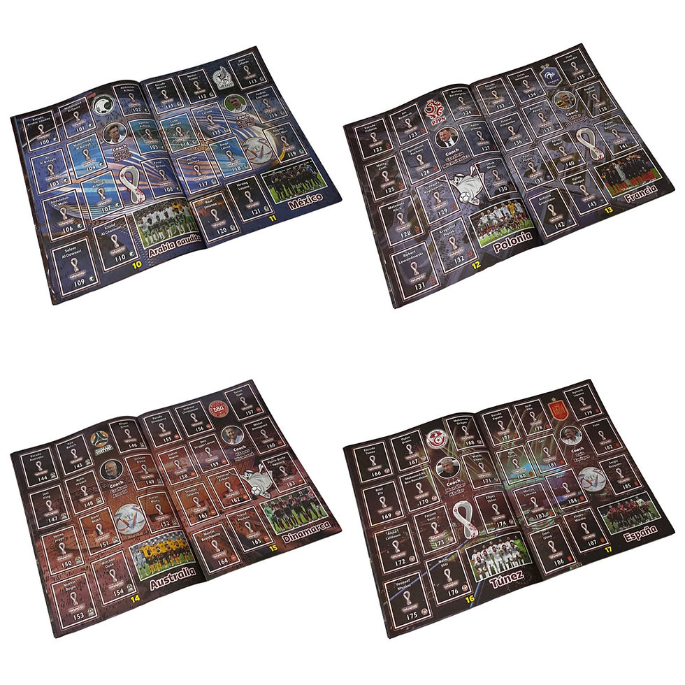 Miniatura: Cuatro mapas desplegados de juegos de mesa