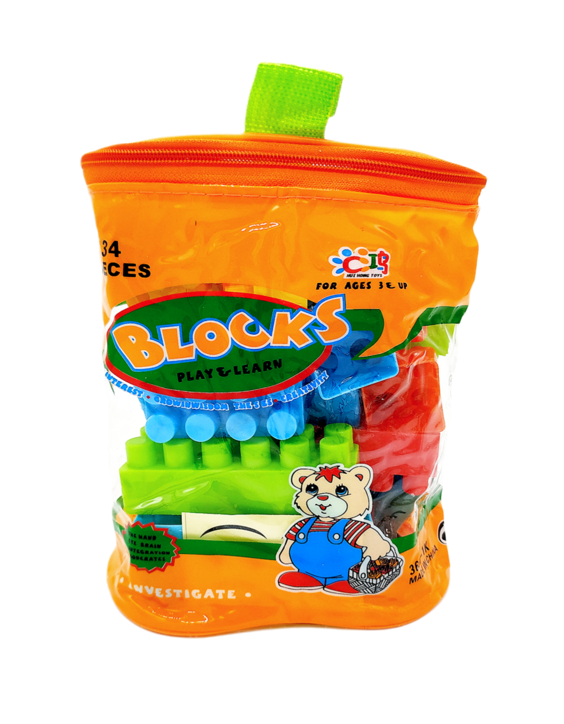 Bloques de construcción para niños, 24 piezas, juego educativo