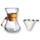 Miniatura: Cafetera Chemex de vidrio y filtro de acero inoxidable