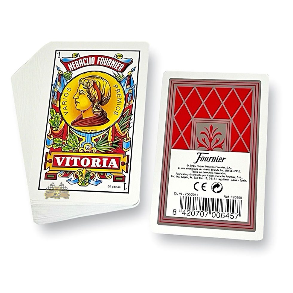 Baraja Española Naipe Victoria reverso rojo