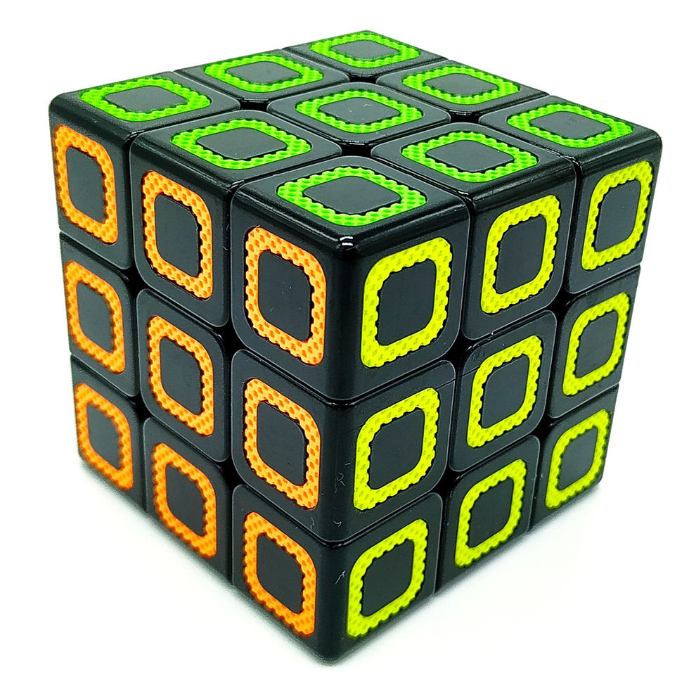 Miniatura: Rompecabezas cubo mágico, colores vibrantes