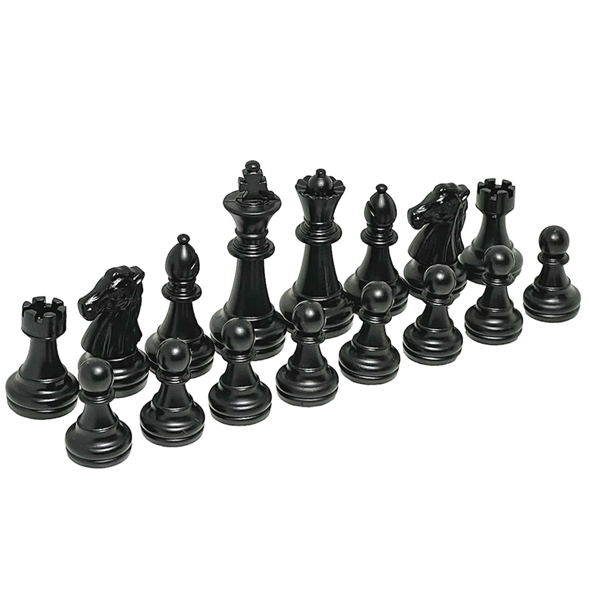 fichas negras ajedrez imantadas