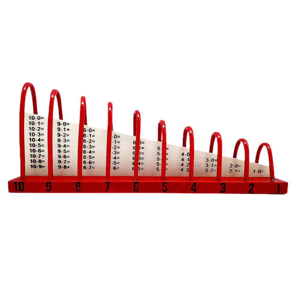 Miniatura: Soporte rojo para herramientas de 1 a 10