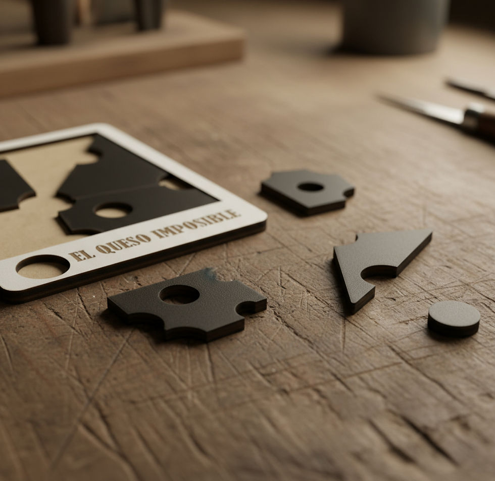 Miniatura: Puzzle Rompecabezas Ratón El Queso Imposible