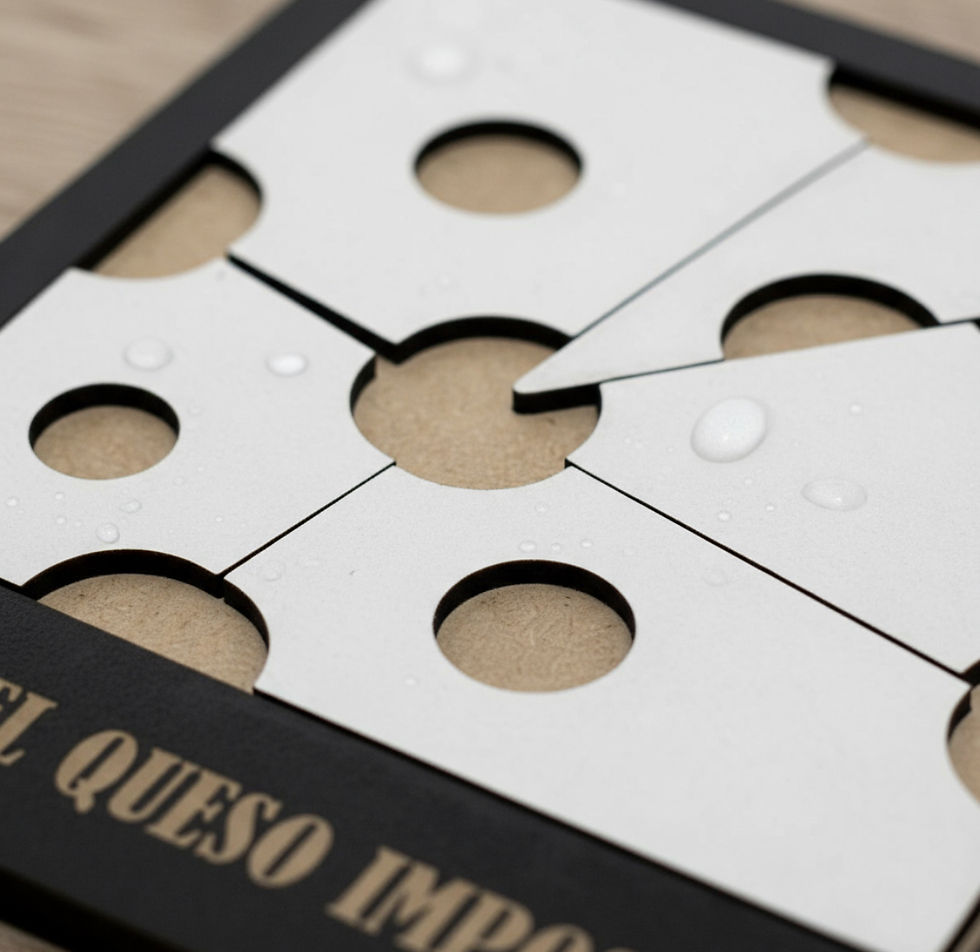Miniatura: Puzzle Rompecabezas Ratón El Queso Imposible