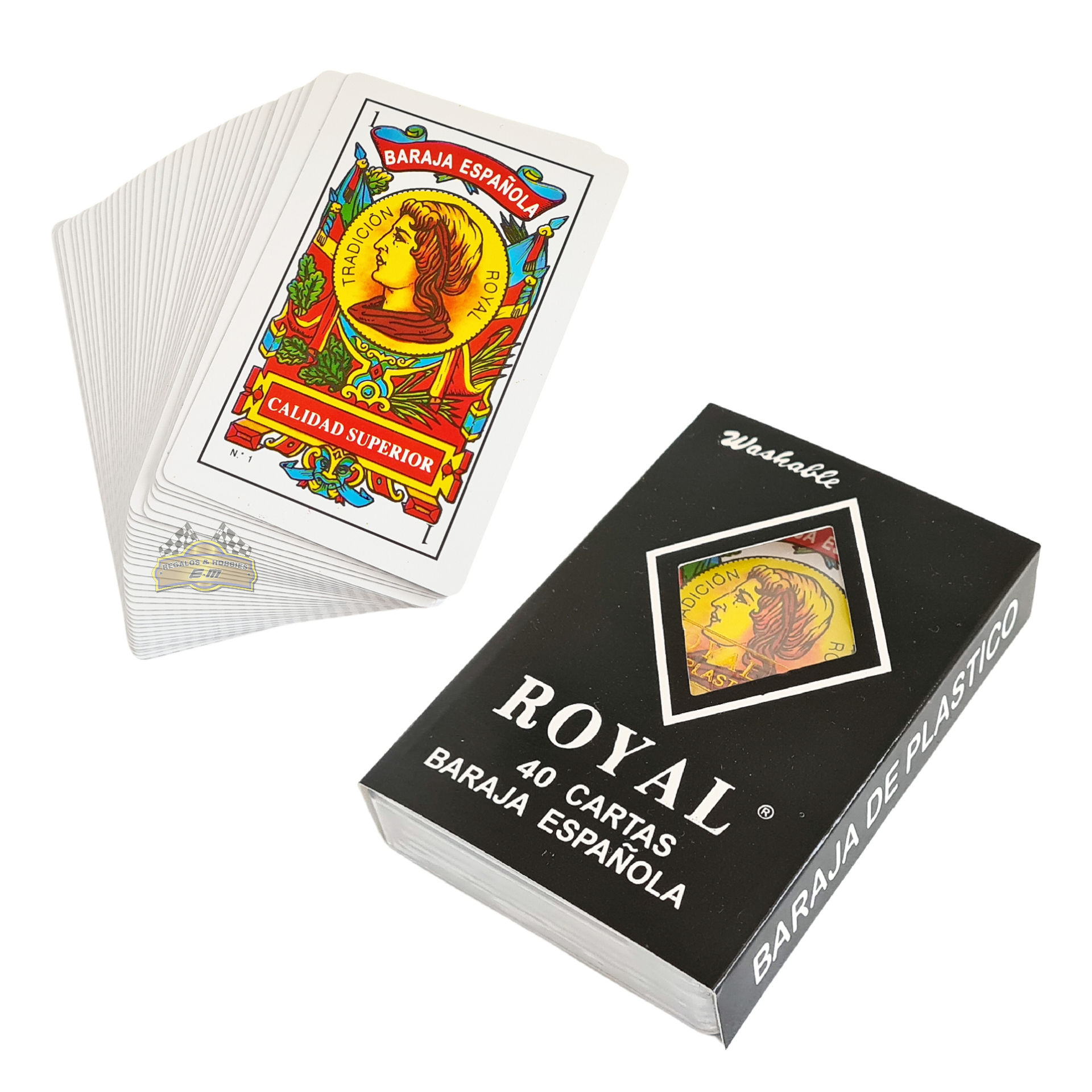 Mazo Naipe Baraja Española Royal Plástico