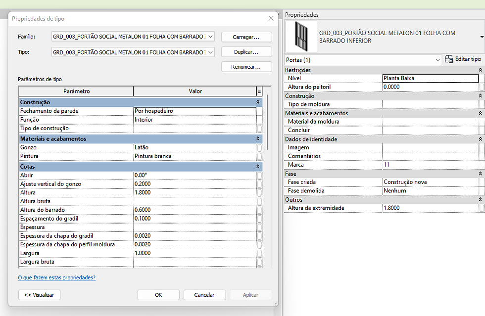 Thumbnail: Parametric F Metalon Social Gate with lower barried Revit
