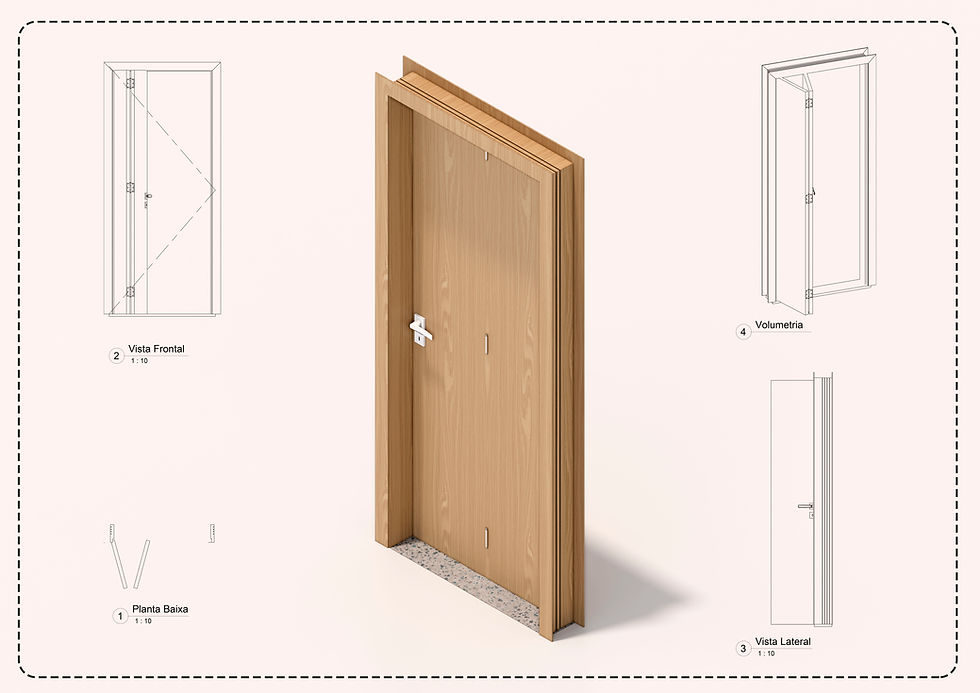 Thumbnail: F Independent Width Double Leaf Folding Door Revit