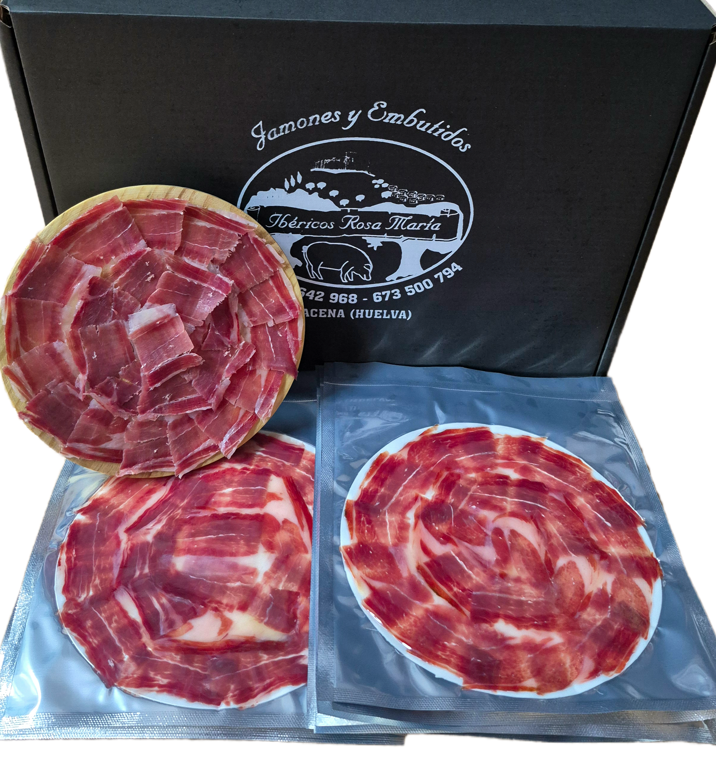 Estuche Jamón Rosa María Selección 20 platos.