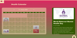 Health calendar