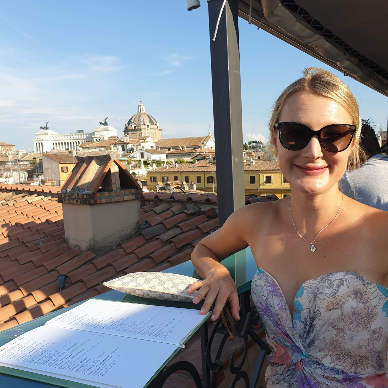 Rooftop bar in Rome, Italy