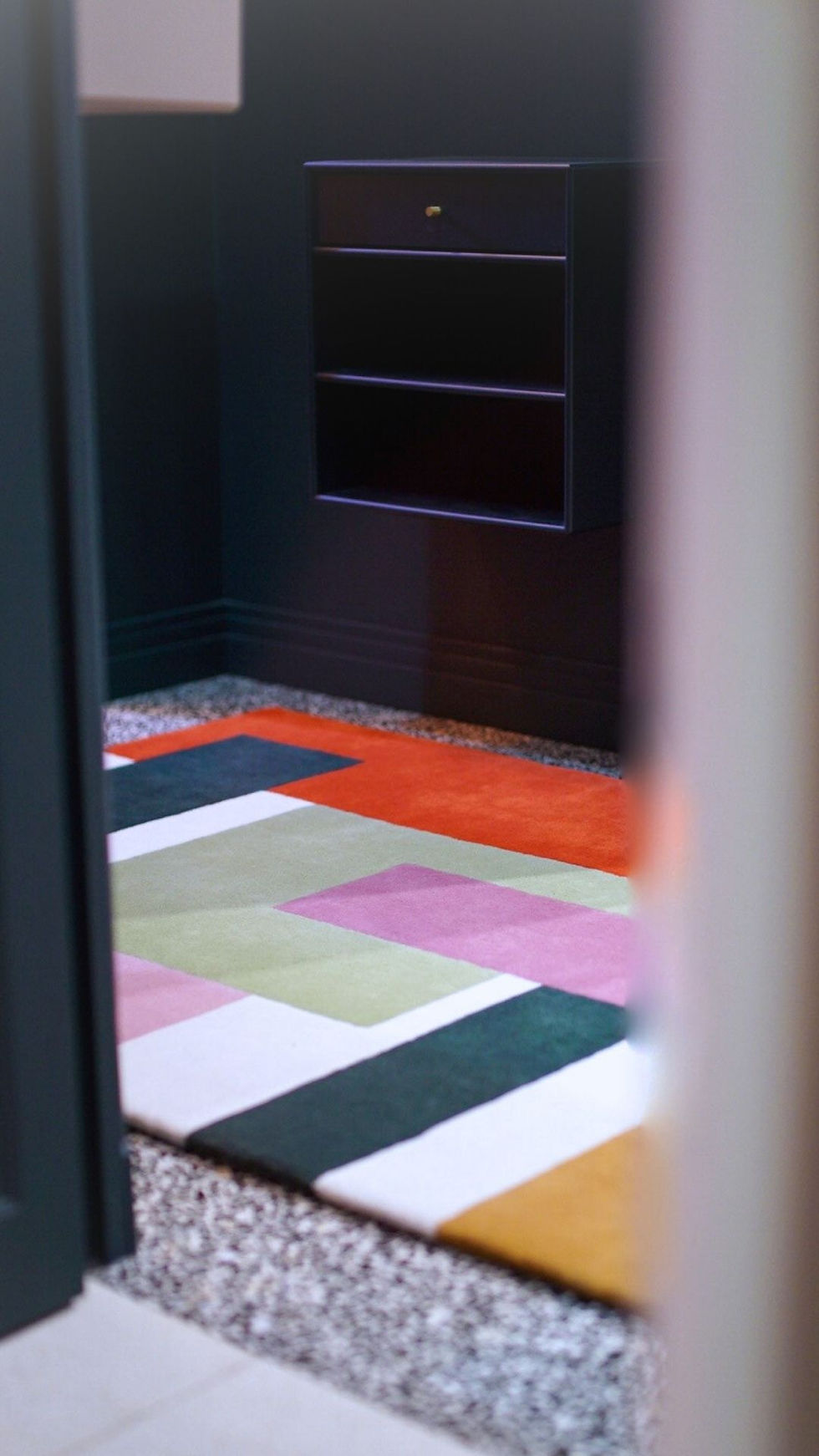 Thumbnail: Tapis en laine tuftée Solange