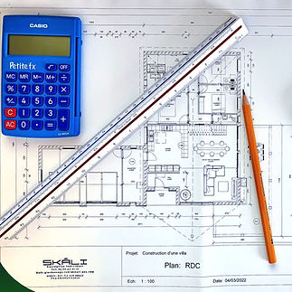 plans de maison fait par l'entreprise SKÁLI