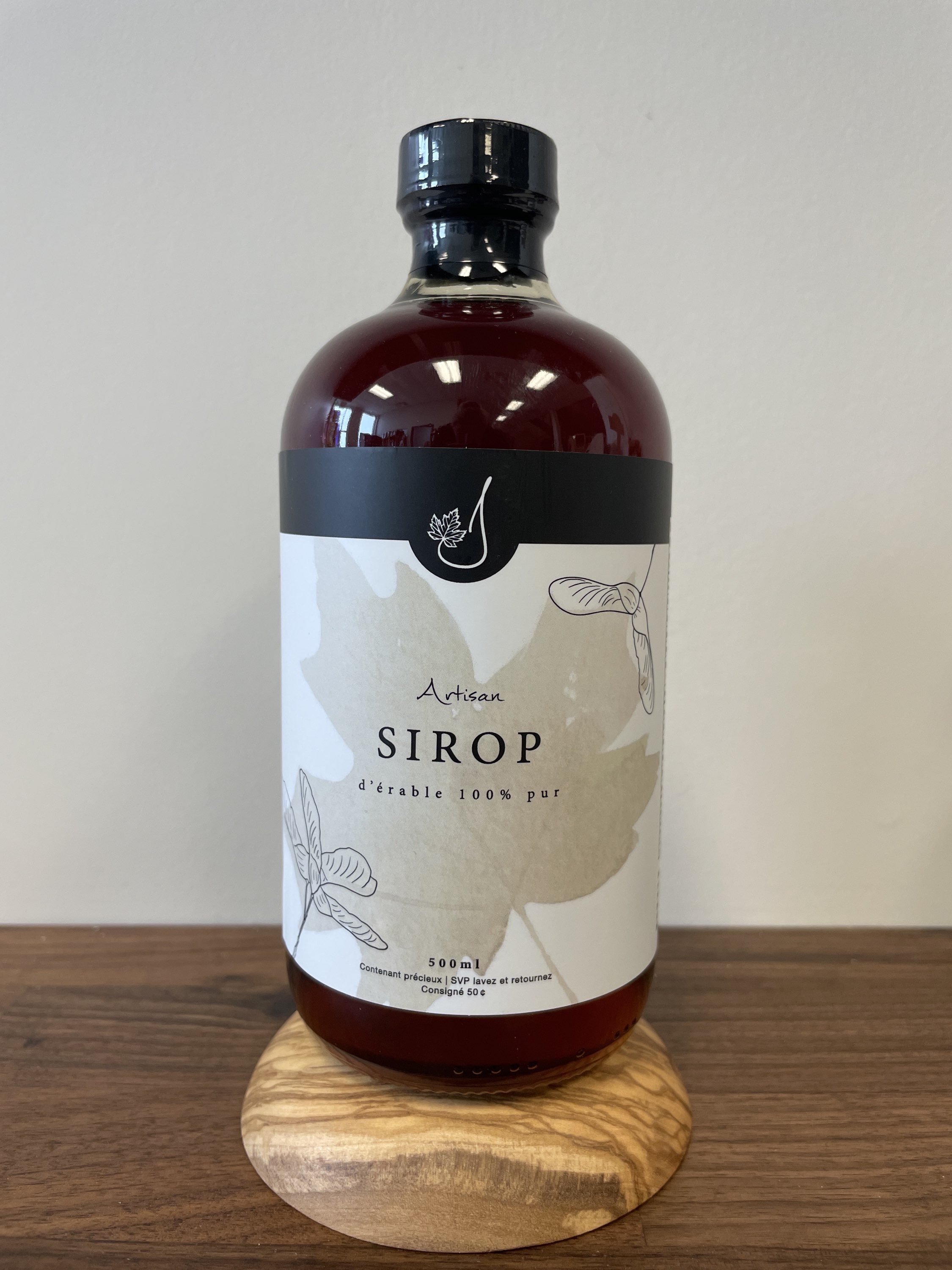 Sirop d'érable artisanal 500ml | Jardin des érables