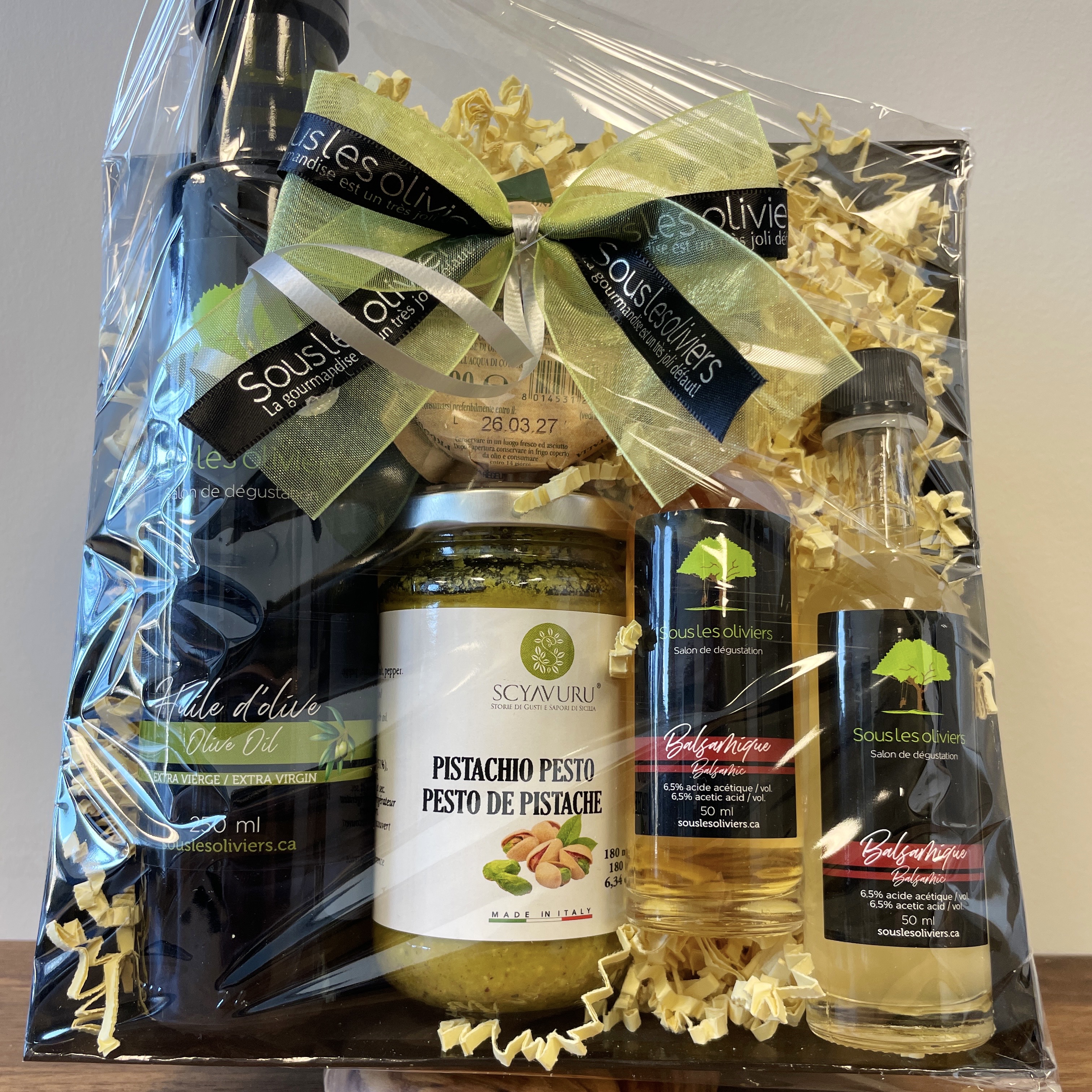 2026 Emballage Panier cadeau Gourmet pesto