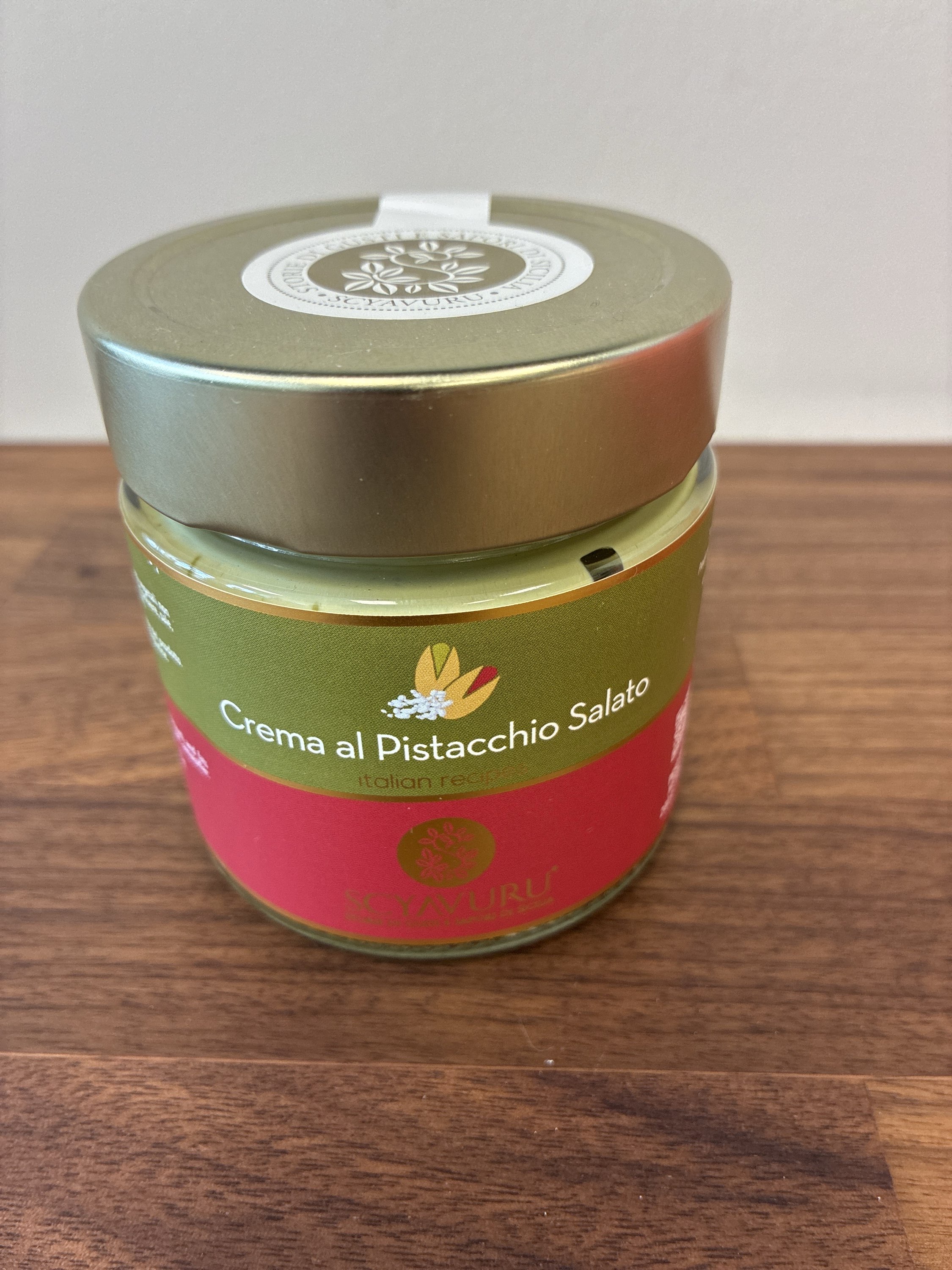 SCYAVURU Crema al pistacchio salato 200g