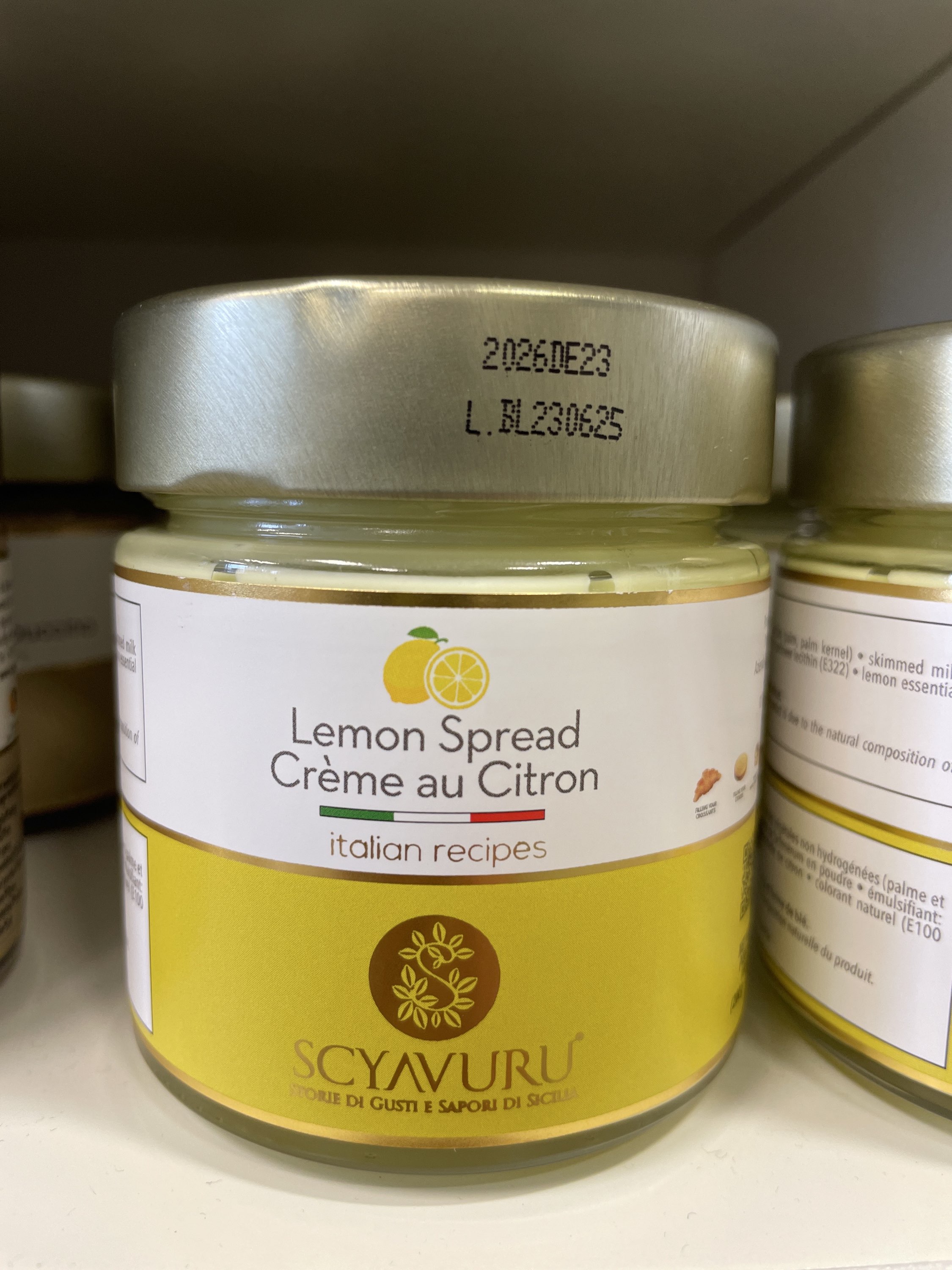 SCYAVURU Crema al limone 200 g