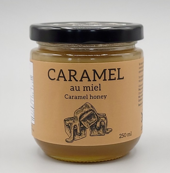 Caramel au miel 250 ml | Ferme les petites Écores